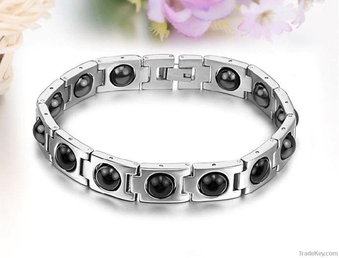 Negative Ion Stainless Steel Bracelet