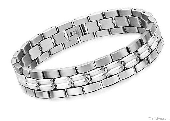 Negative Ion Stainless Steel Bracelet