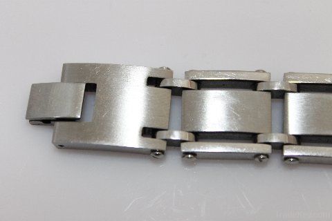 Negative ion stainless steel bracelet