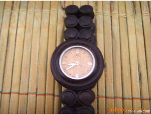 wooden watch