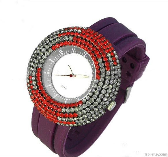 Fashion silicone watch