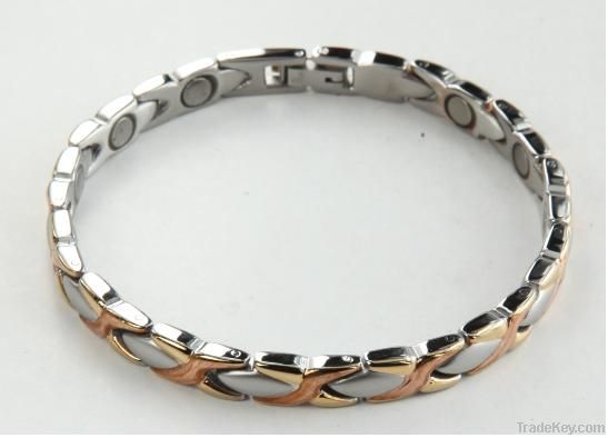 Negative Ion Stainless Steel Bracelet