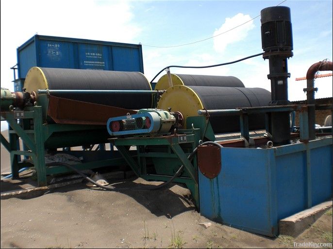 Magnetic separator for iron ore sand