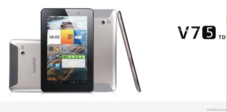 7 inch dual core dual 5.0M camera IPS capactive tablet phone