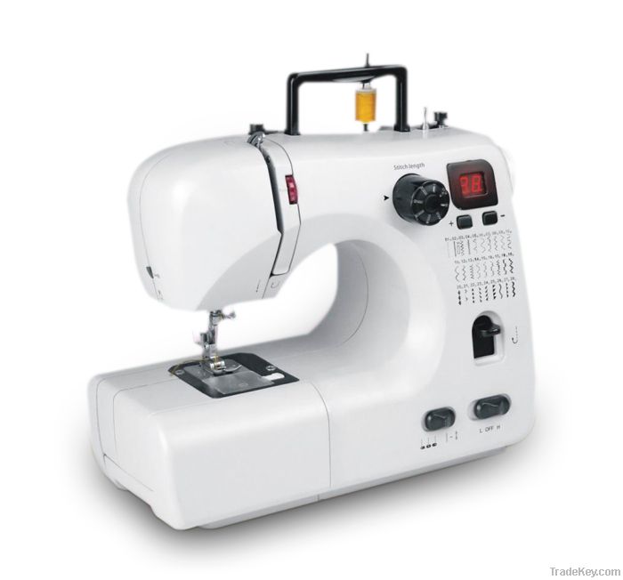 Multi-function computerized domestic sewing machine