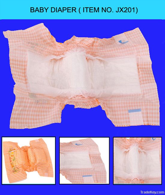 Baby Diaper With Leak guard (JX201)