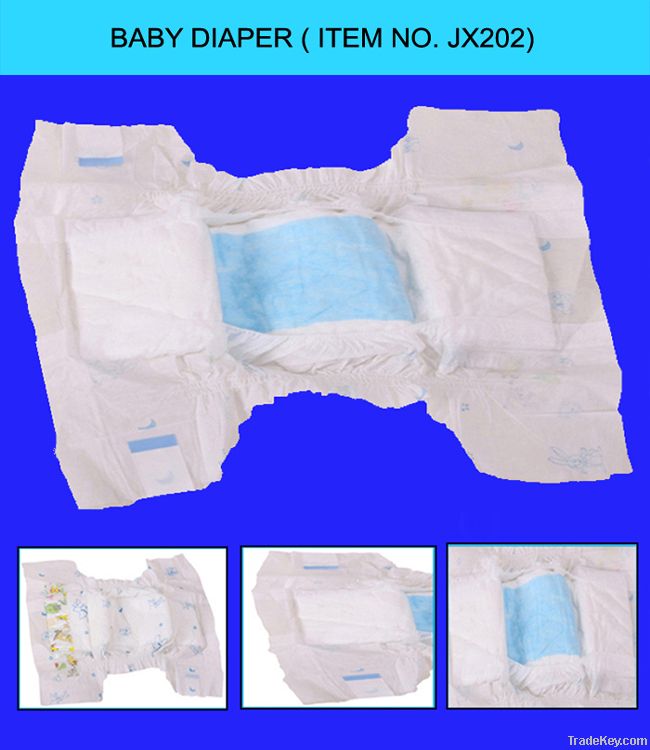 Baby diaper with blue ADL (JX202)