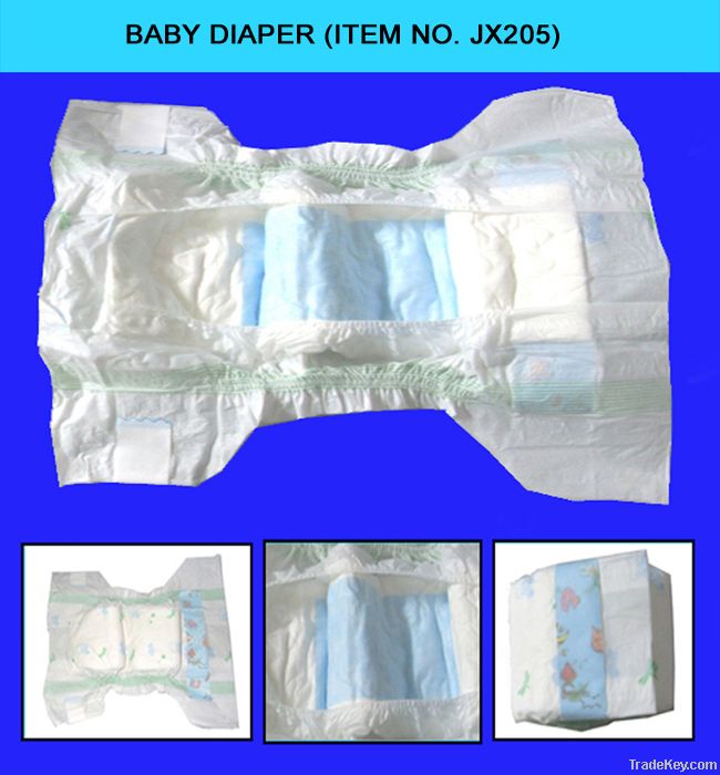 Baby Diaper With Veclro tapes (JX205)