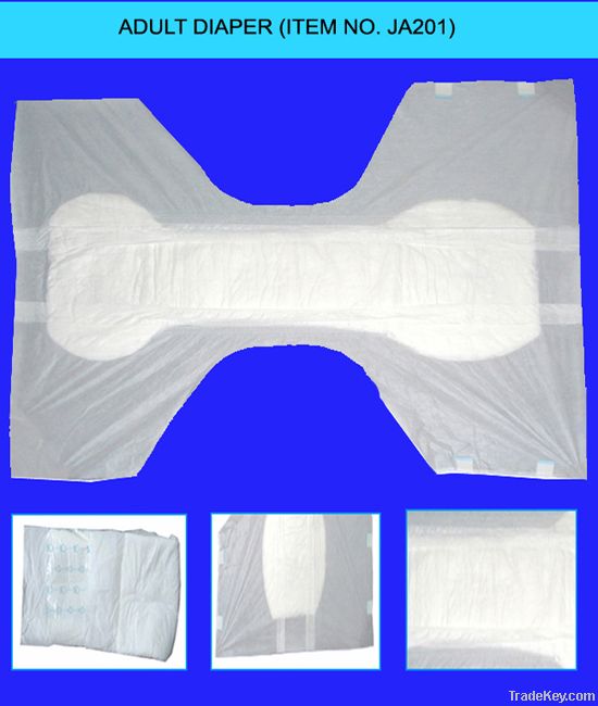 Adult diaper with Leak guard (JA201)