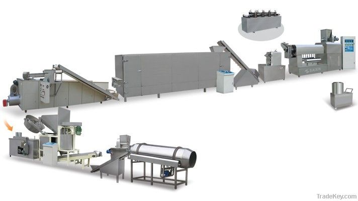 automatic bugles compound food processing line