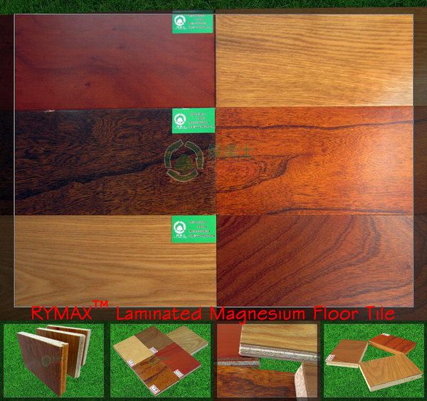 RYMAX Laminated Magnesium Floor Tile | Waterproof Floor Tile
