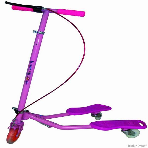 three wheels swing scooter