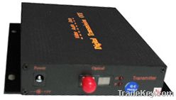2 channel video/audio/data/ethernet optical transmitter and receiver