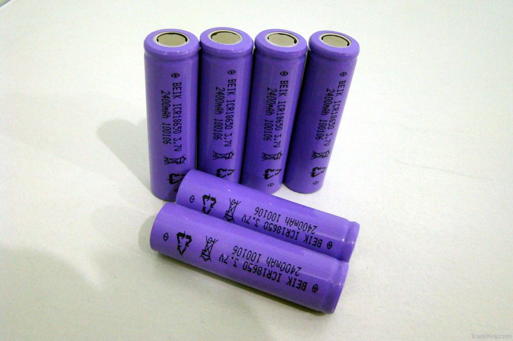 18650 2200mAh  rechargeable lithium ion battery