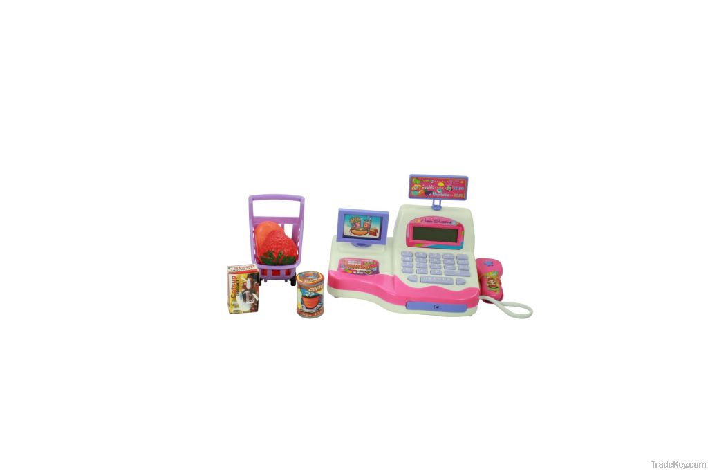 happy electronic cash register toy