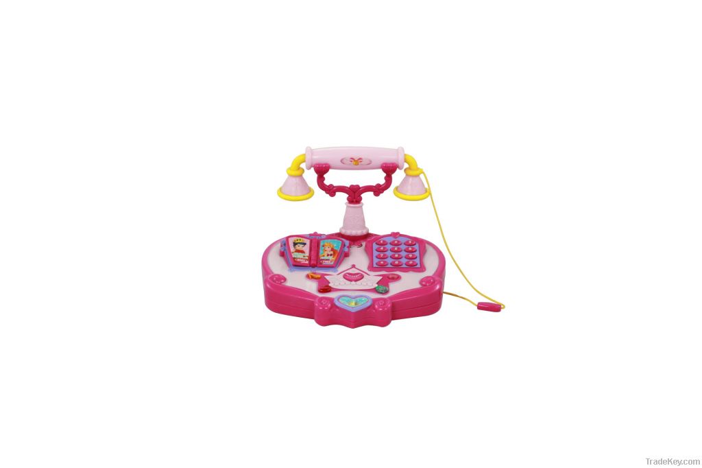 mini kids musical princess telephone toy