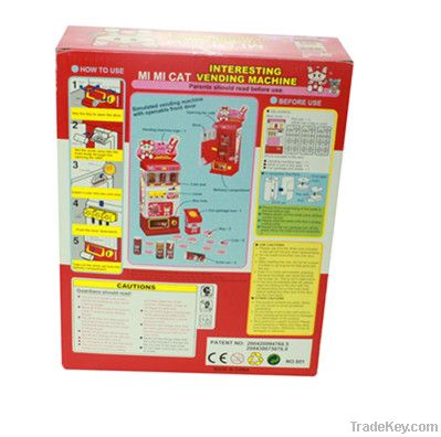 plastic automatic vending machine toy