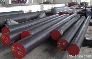 steel round bar, material for forged pieces and castings