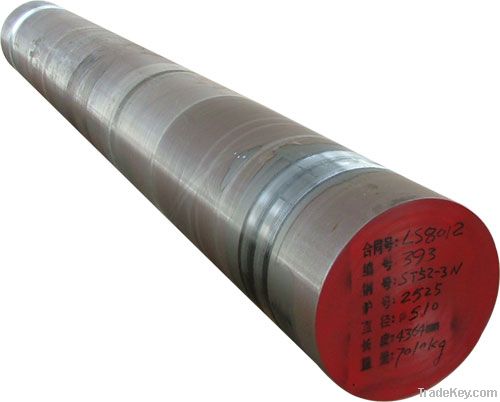 hot forged alloy steel round bar 16/20MnCr5, S355J2G3, ST52-3N