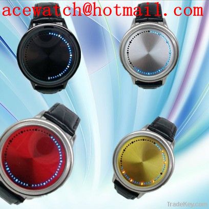 LED touch screen watch LED gift watch OEM