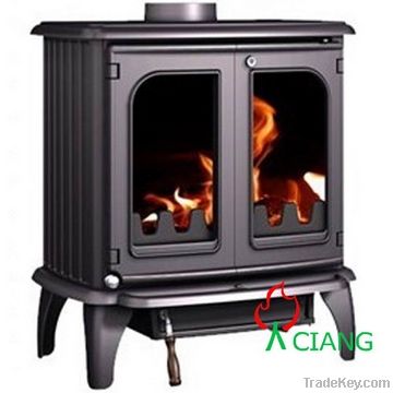 cast iron stoves with double door