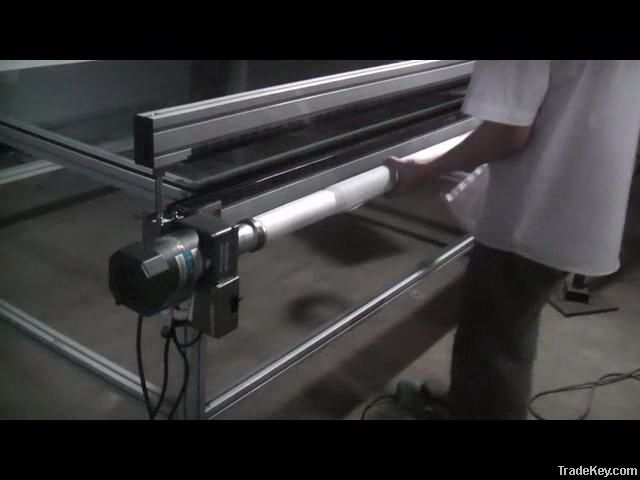 ultrasonic roller blind fabric cutting table
