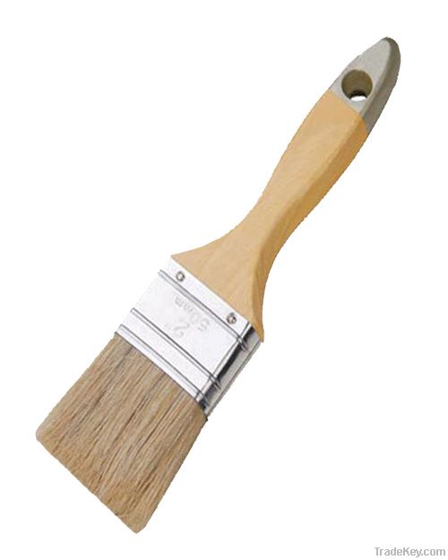 wooden handle paint brush