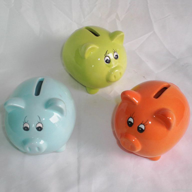 Piggy Bank, Ceramic Bank, Money Box, Money Bank, Coin Bank