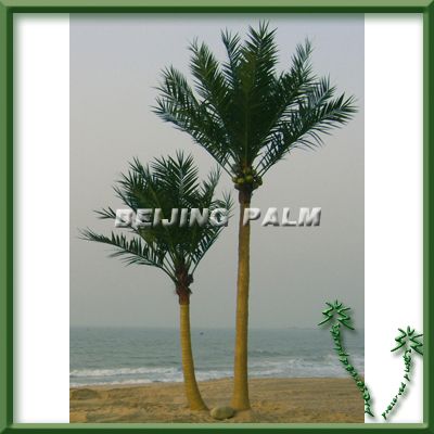 Outdoor artificial coconut tree