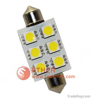 39mm 6SMD license plate light