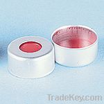 Teflon septa pre-assembly open-topped cap and teflon Silicone septa