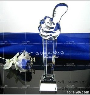 Crystal trophy