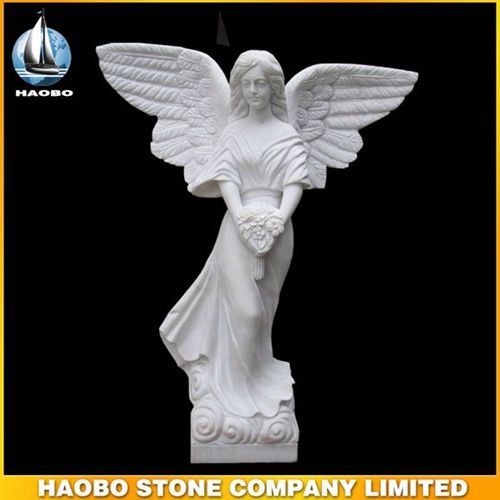 Angel and Cherub Sculptures & Statues in Marble and Granite