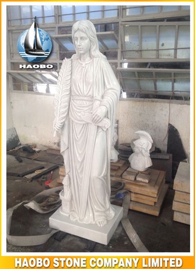 Haobo Stone Hand Carved Custom Saint Barbara Statue