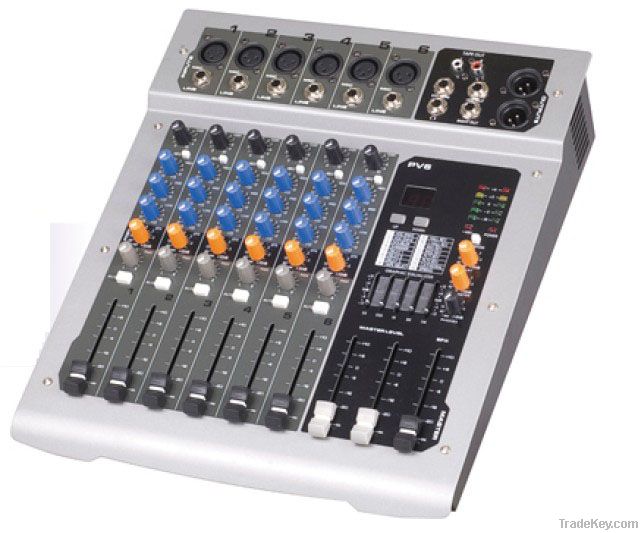 6 Channel 48V Phantom Power PV6 Audio Mixer