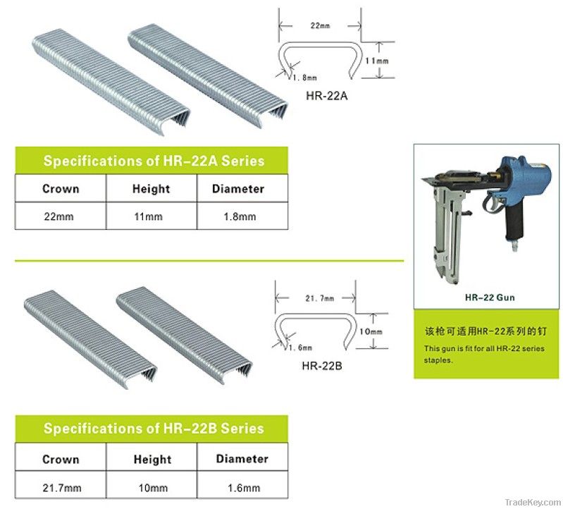 Hog Ring (HR-22) staples