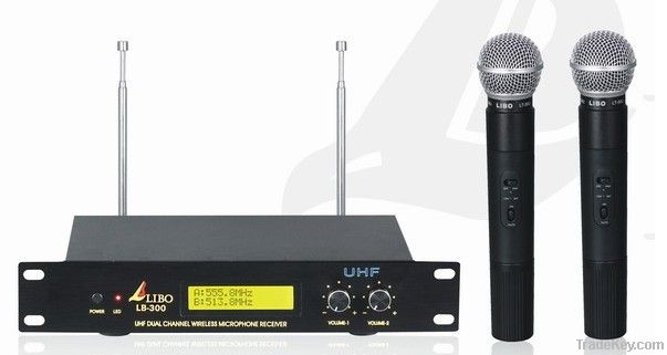 UHF Dual-Channel Wireless Microphone (LB-300)