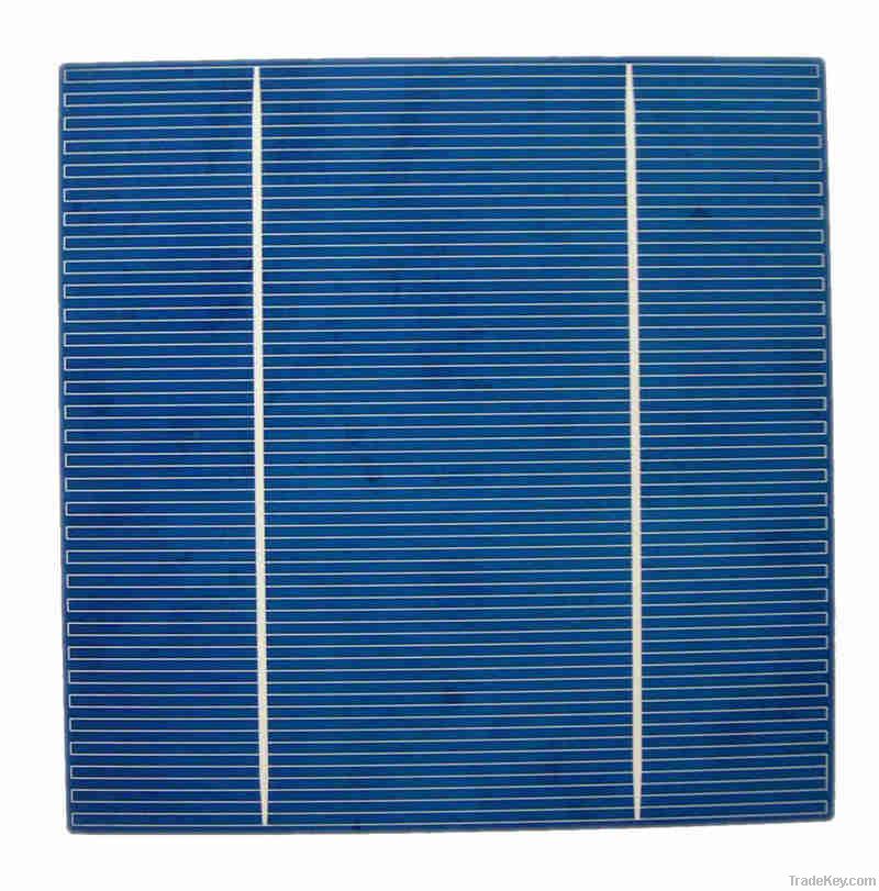 17% efficiency polycrystalline solar cell