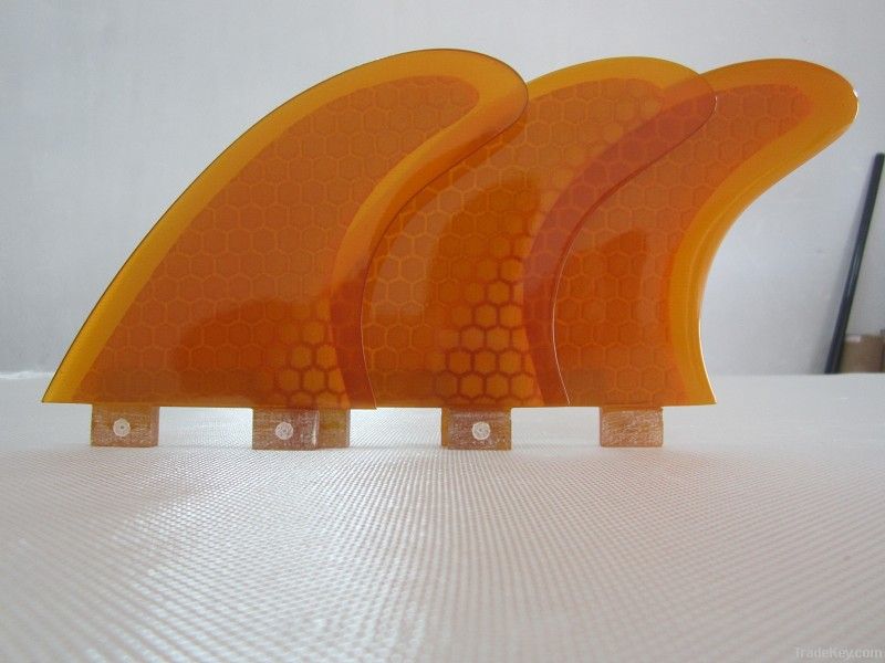 surf board fiberglass honeycomb FCS fins