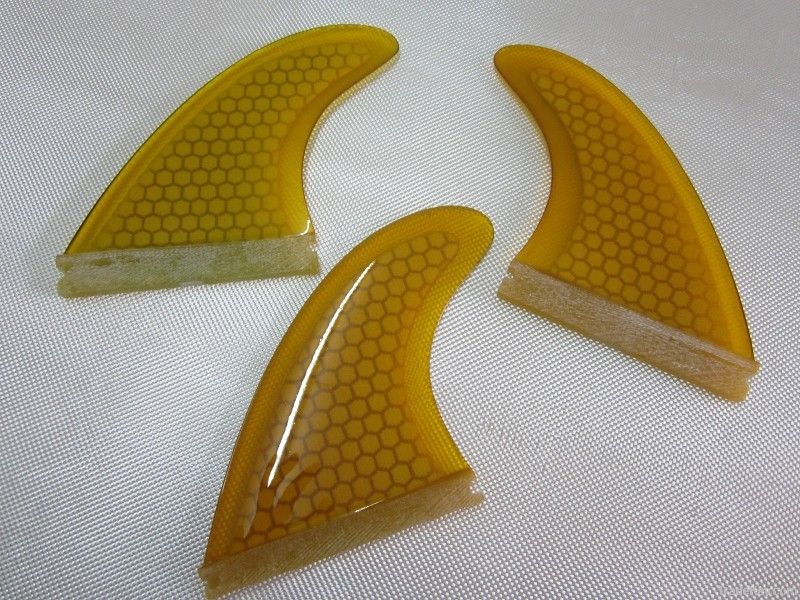 G5  fiber glass Honey Comb Future Surfboard Fins