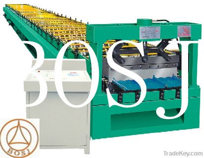 Roof tile roll forming machine