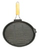 Cast iron enamel cookware-griddle