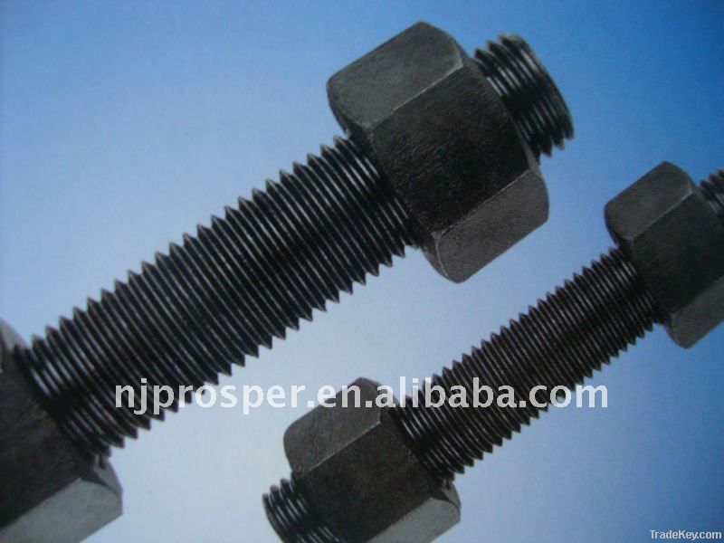B7/L7 Stud Bolts with Two Heavy Hex Nuts