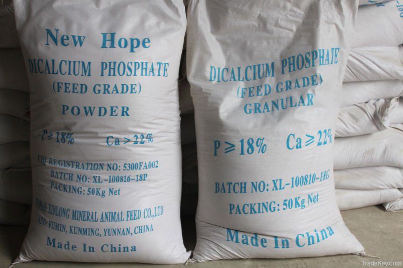 Feed Grade Dicalcium Phosphate(DCP) By Yunnan Xinlong Mineral Animal Feed  CO., LTD, China