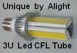 3u tube with 360 degree light emitting angle