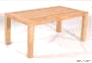 Rustic finish teak  table