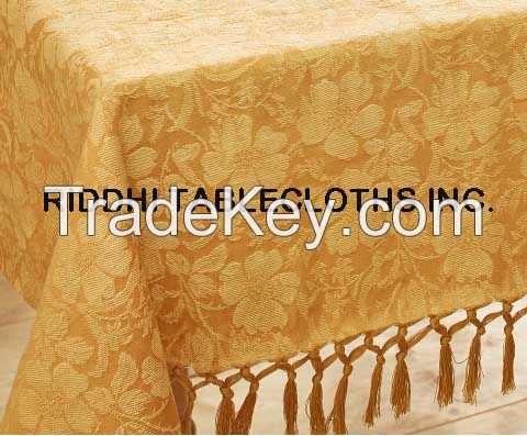 Cotton Woven Jacquard Tablecloth