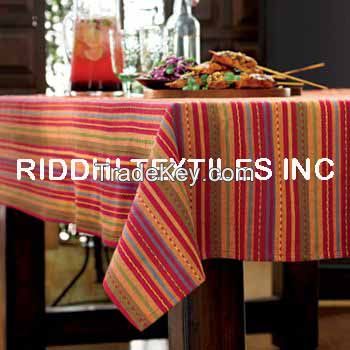 Cotton Woven Dobby Tablecloth