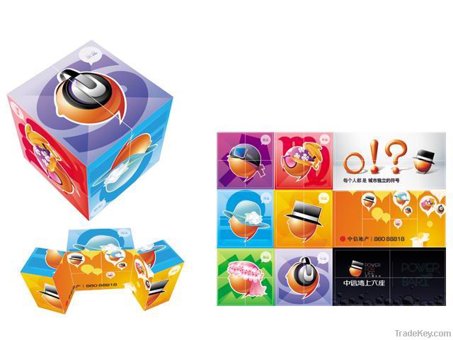 Classic foldable magic cube for advertising and promotion Low MOQ