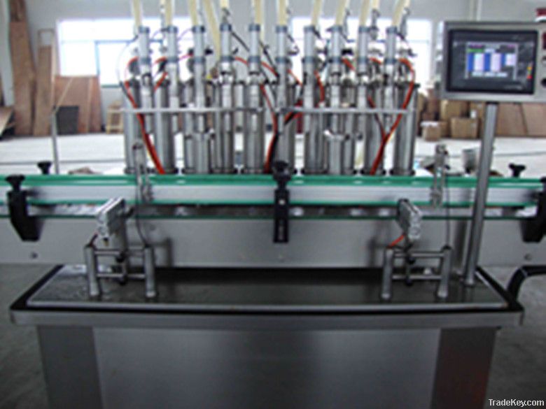 Olive oil bottle filling machine